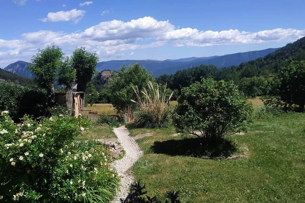 Yourte entre forêt et prairie à Braux, photo 6