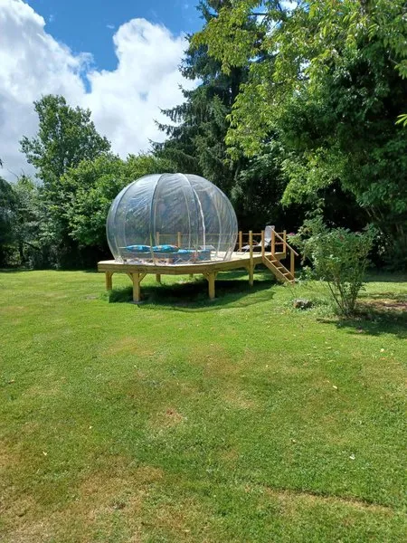 Bulle sous les étoiles, bulle à La Saunière