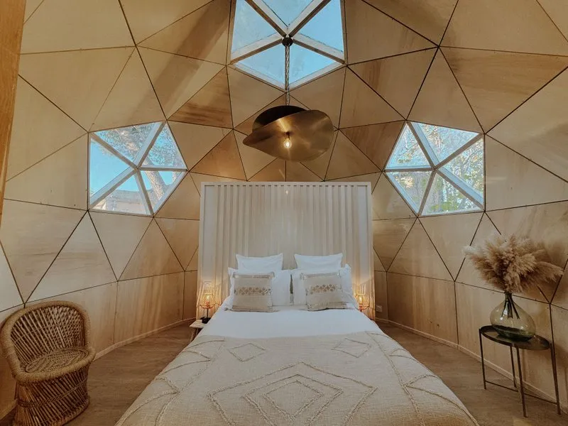 L'Ecolodge en bois, bulle à Magalas
