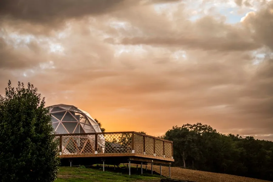 La butte et son bain nordique, bulle à Grazac