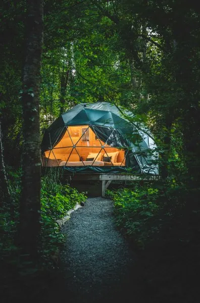 Géode Peuplier Argenté, dôme à Lugaignac