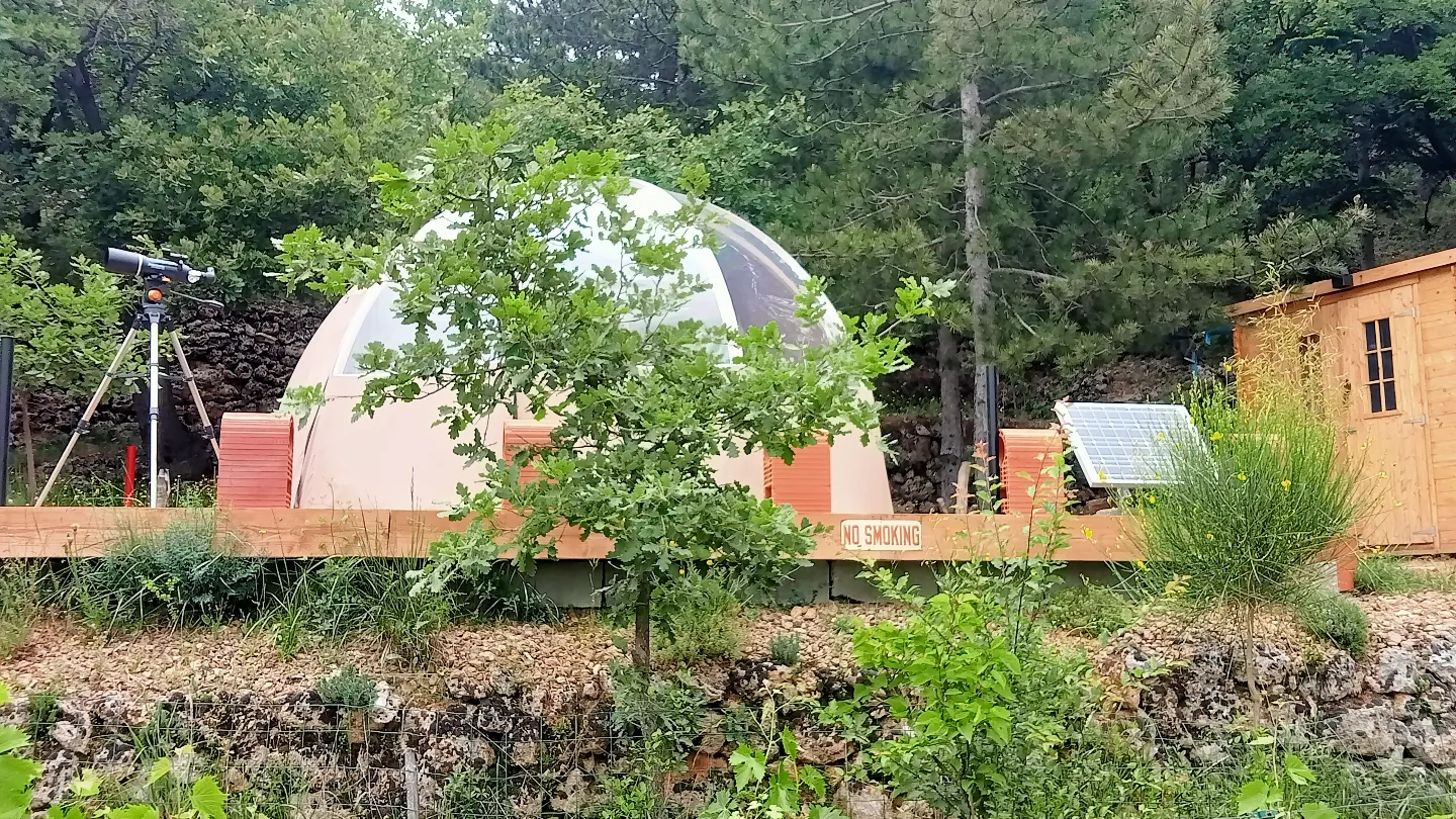 Le Wigwam étoilé, bulle à Soubès