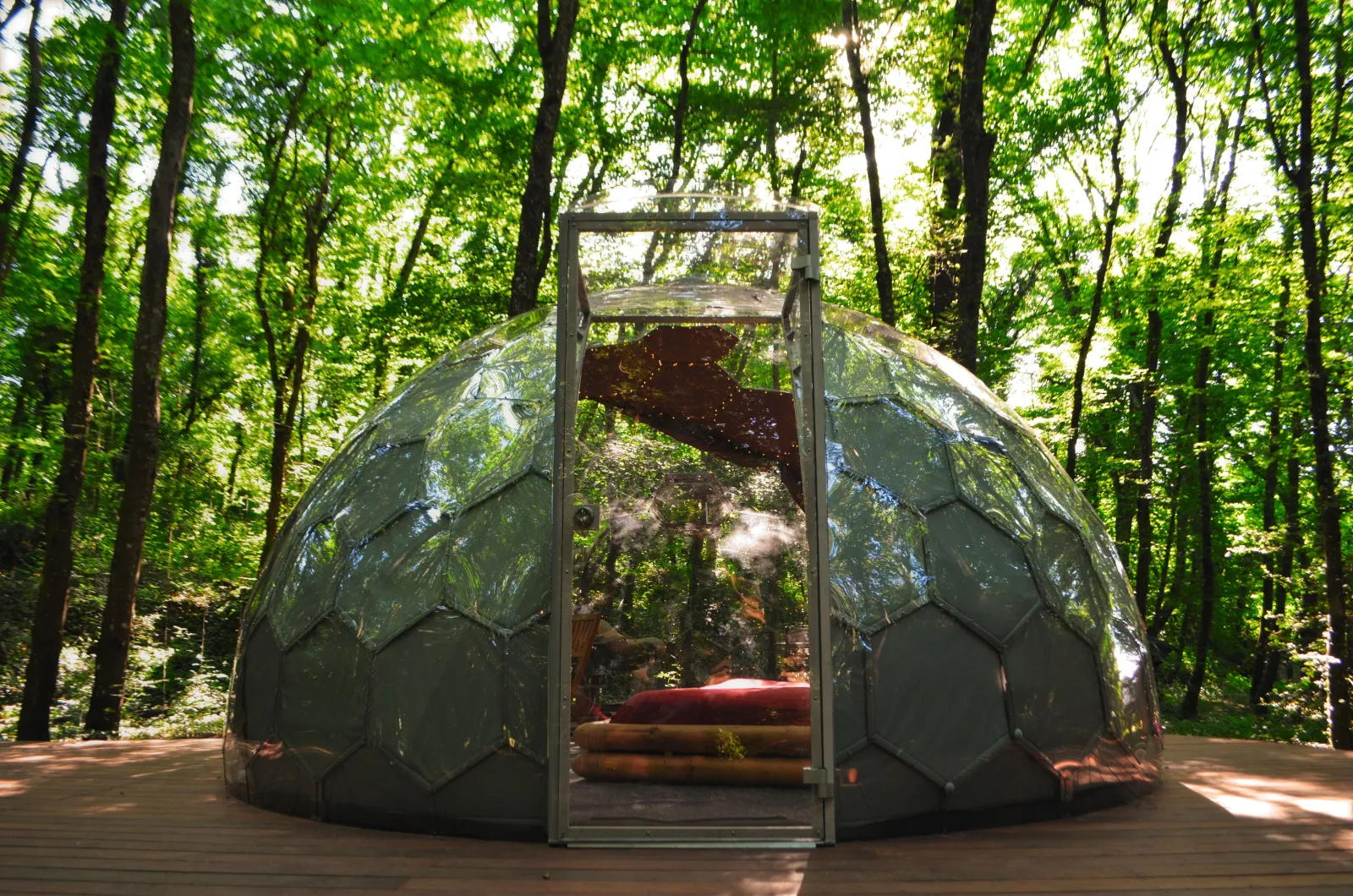 Bulle prestige Royaume des sons, bulle à Parmilieu