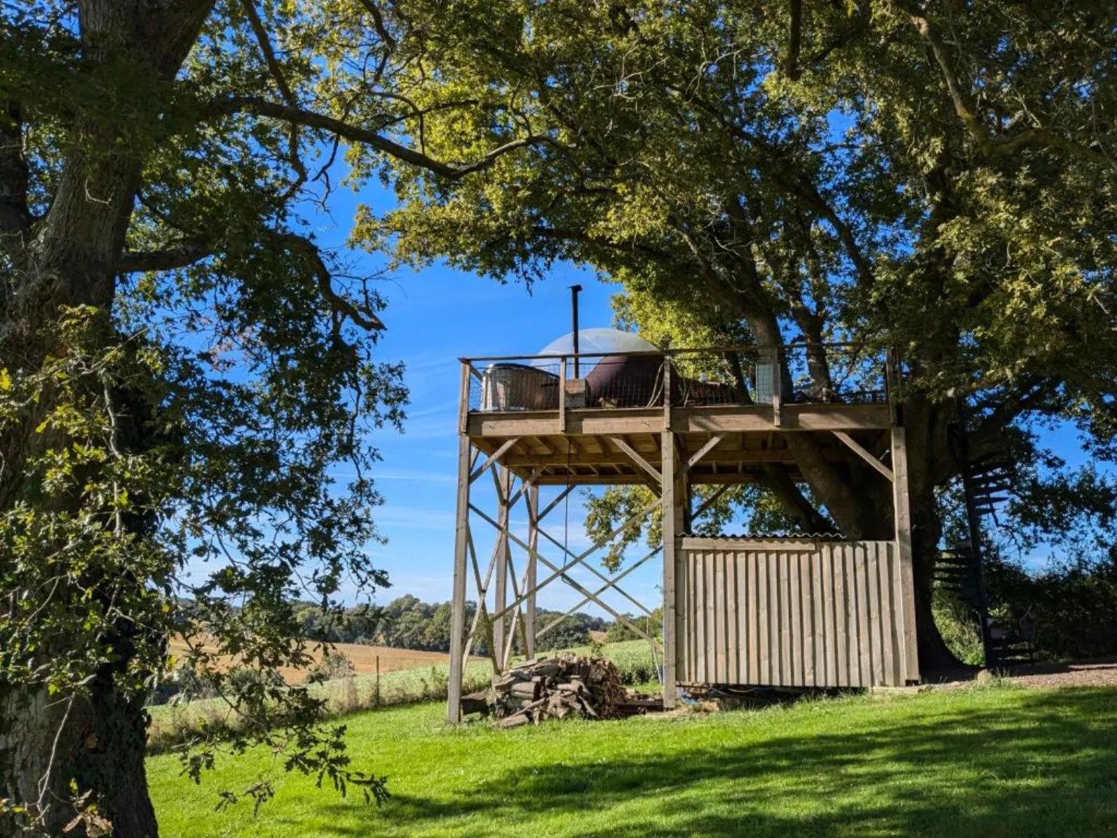 Les bulles perchées de Lartigue, bulle à Margouët-Meymes