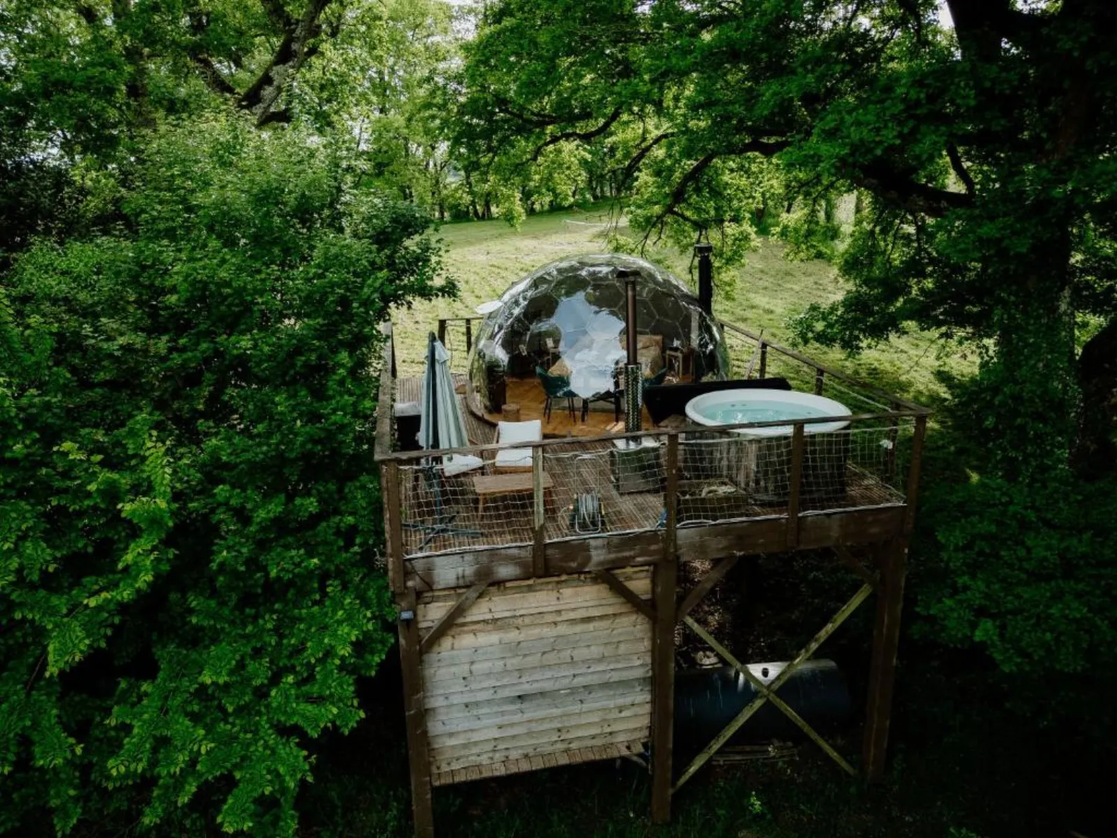 Les bulles perchées de Lartigue à Margouët-Meymes, photo 2