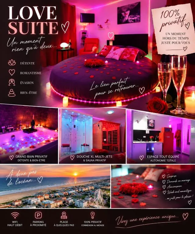 Hammam Océan, love room à Biscarrosse