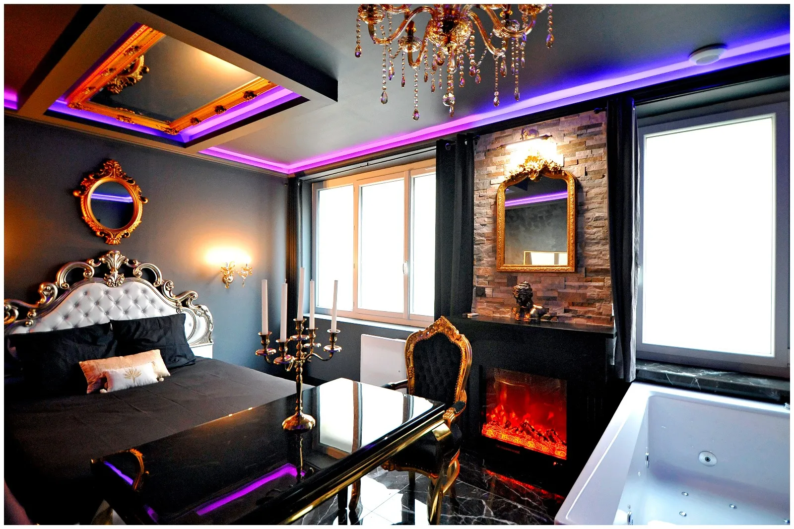 La Suite Majestueuse, love room à Bourgoin-Jallieu