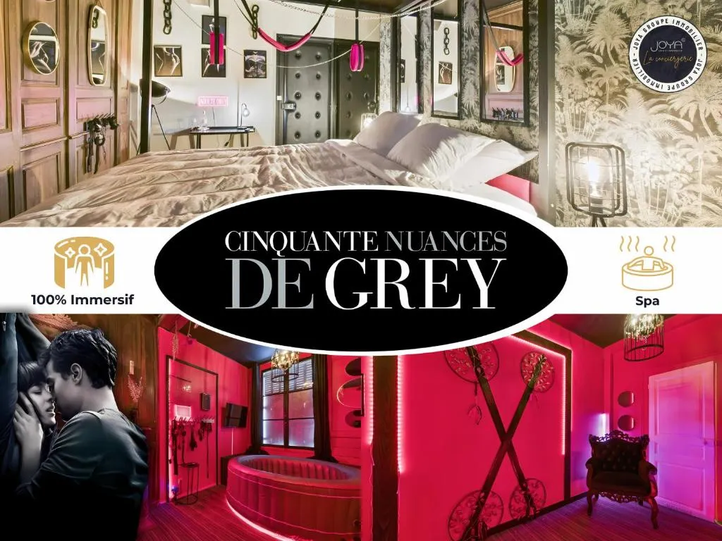 Suite 50 Nuances de Grey, love room à Troyes