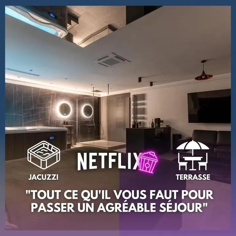 Suite Jacuzzi d'Esbly, love room à Esbly