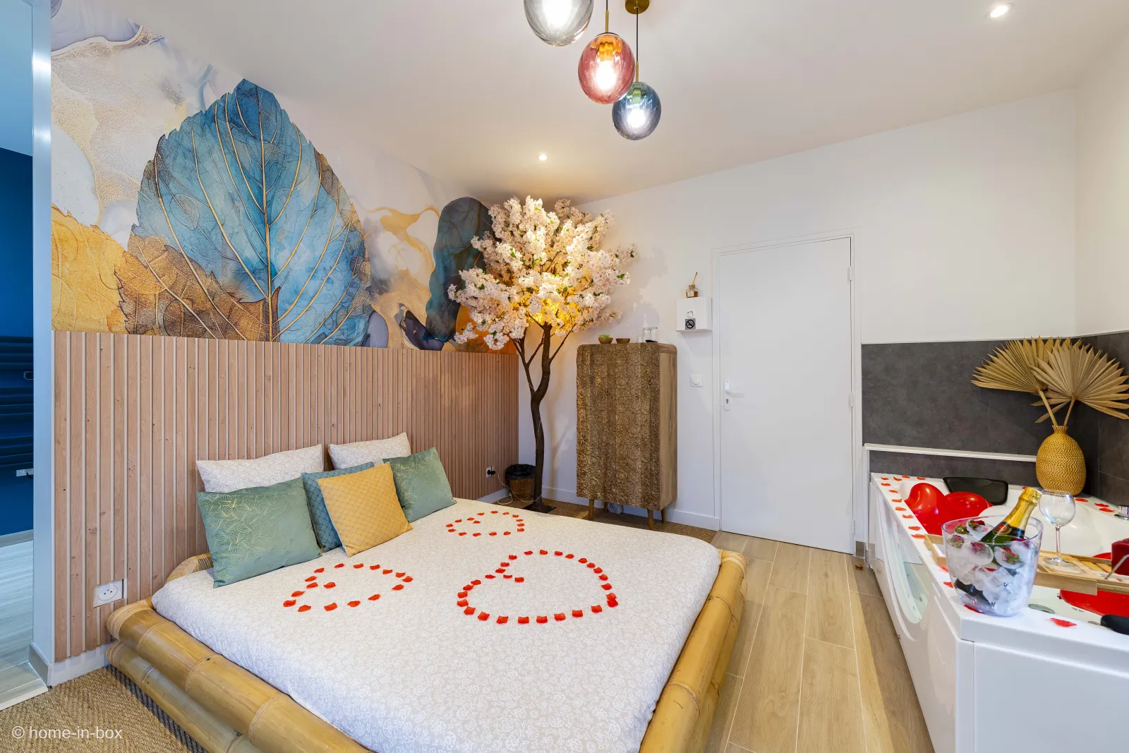 Suite Asie, suite avec spa à Nanteuil-lès-Meaux
