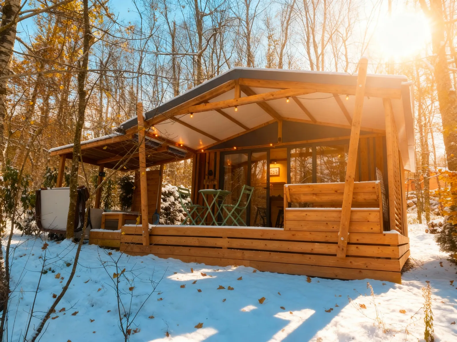 HY Lødge Spa n°1, cabane à Anould