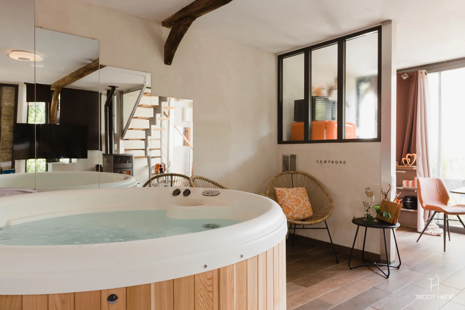 Le Cottage, suite avec spa à Épagne-Épagnette