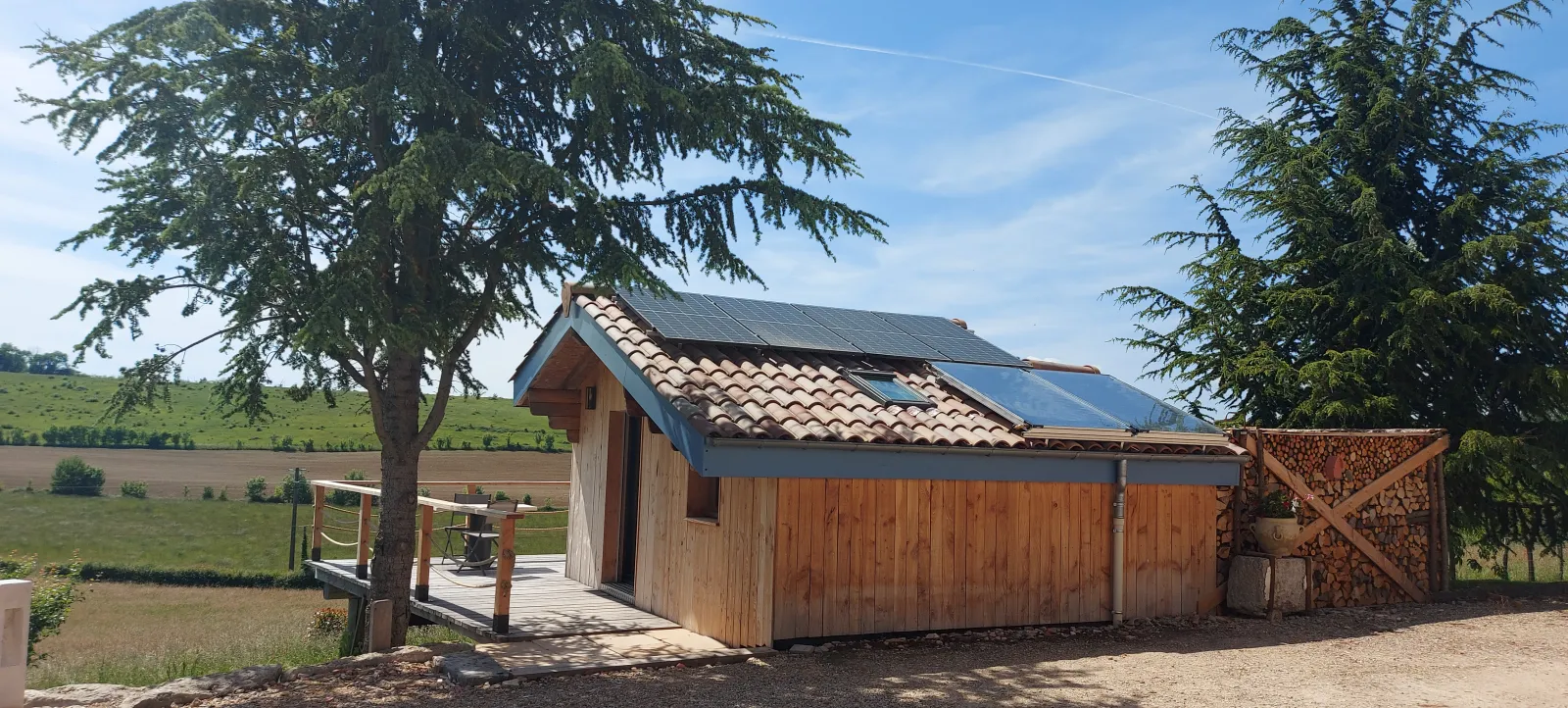 Cabane Wood & Spa, cabane à Chasselay